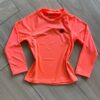 Blusa Infantil Unissex Manga Longa com Proteção UV 50+ Laranja Fernanda Ramos Kids