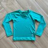 Blusa Infantil Unissex Manga Longa com Proteção UV 50+ Verde Fernanda Ramos Kids