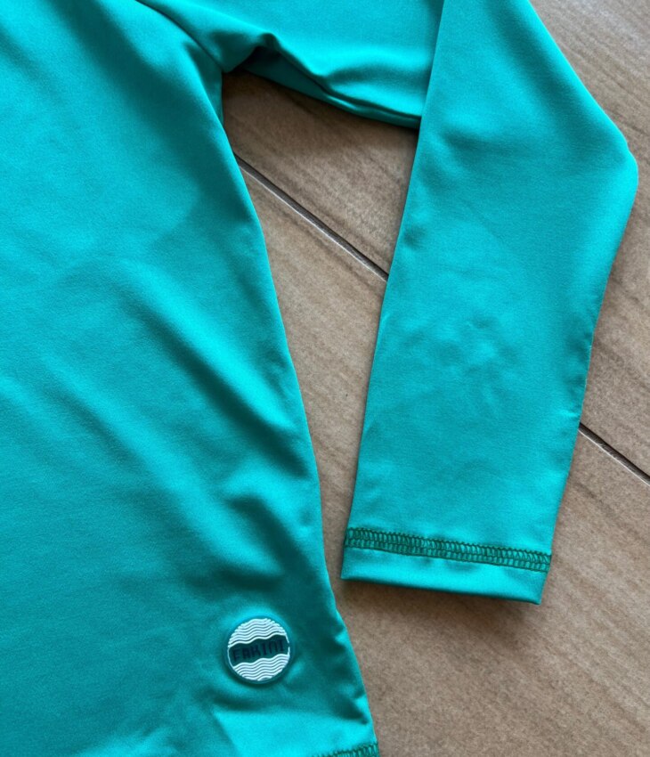 fernandaramoskids com br Blusa Infantil Unissex Manga Longa com Proteção UV 50+ Verde1
