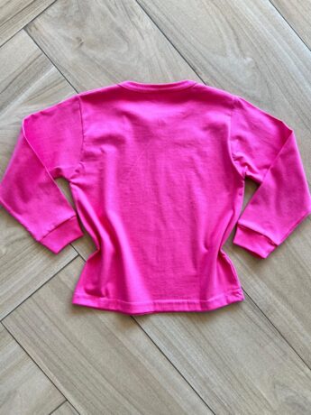 Blusa Manga Longa Infantil Feminina Básica Pink Fernanda Ramos Kids