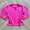 Blusa Manga Longa Infantil Feminina Básica Pink Fernanda Ramos Kids