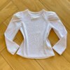 fernandaramoskids com br Blusa Manga Longa Infantil Feminina Branco com Brilho 1