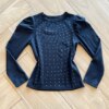 fernandaramoskids com br Blusa Manga Longa Infantil Feminina Preta com Brilho 1