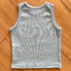 fernandaramoskids com br Blusa Regata Canelada Infantil Feminina Azul 2
