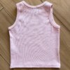 fernandaramoskids com br Blusa Regata Canelada Infantil Feminina Rosa 2