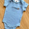 fernandaramoskids com br Body Infantil Básico Manga Curta Azul 1