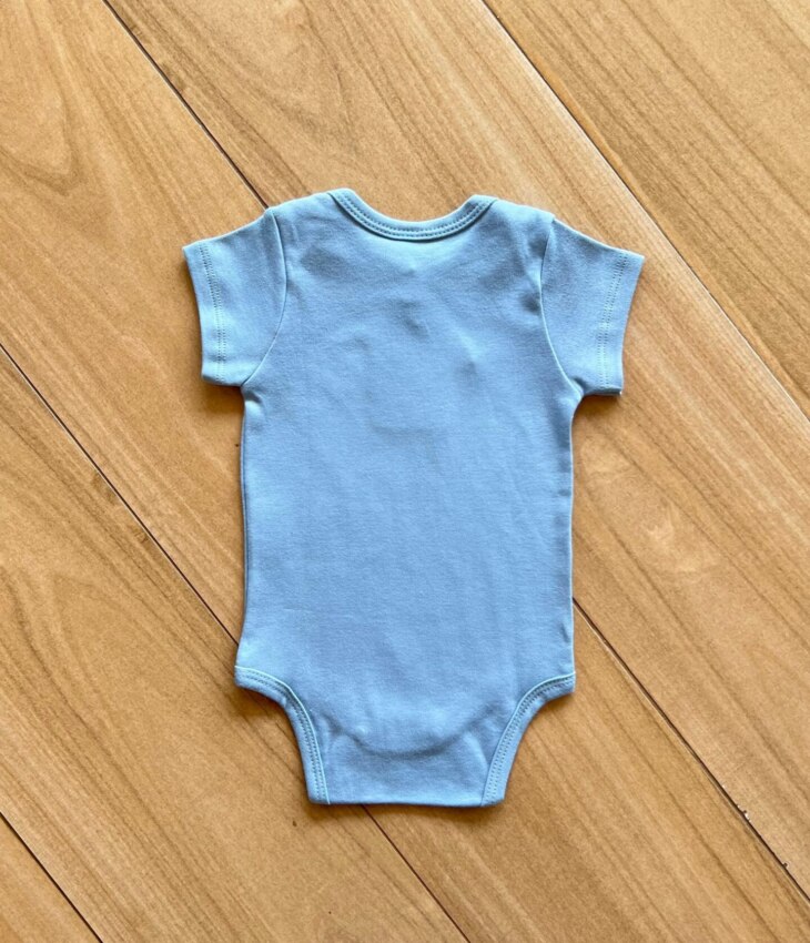 fernandaramoskids com br Body Infantil Básico Manga Curta Azul 2