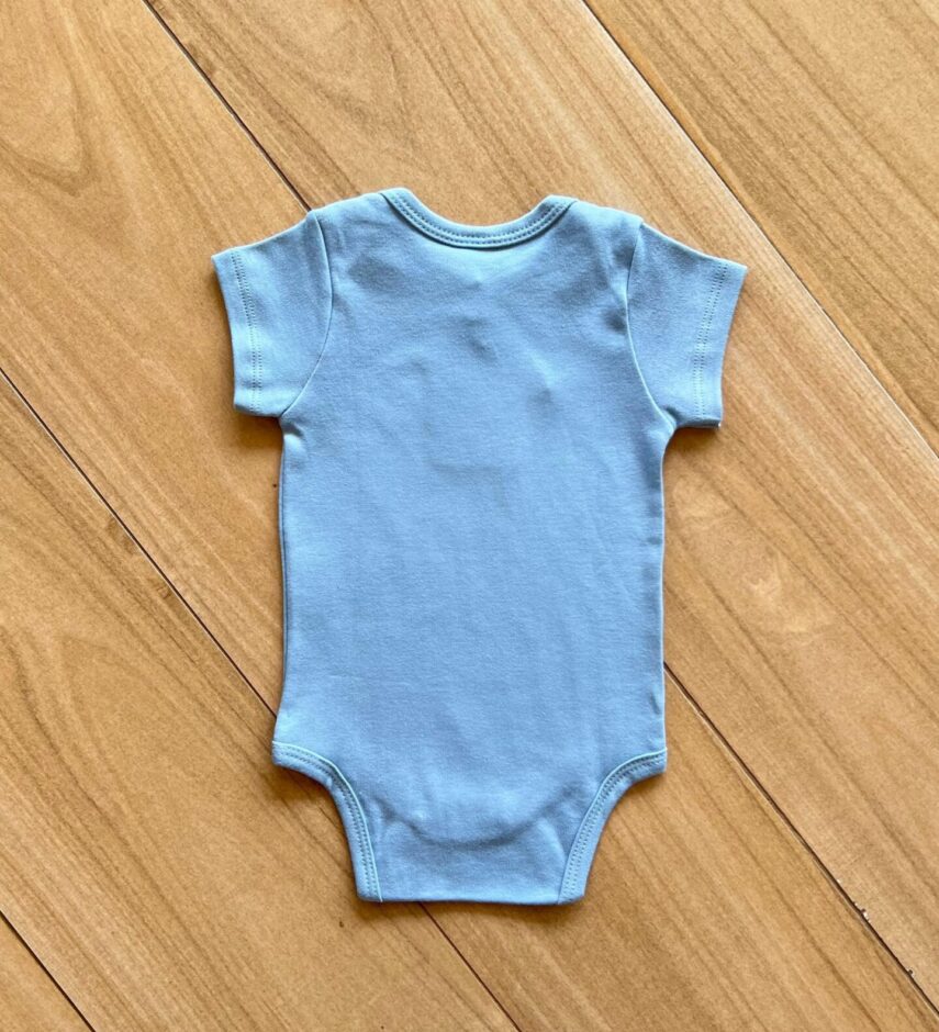 fernandaramoskids com br Body Infantil Básico Manga Curta Azul 2