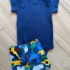 fernandaramoskids com br Body Infantil Básico Manga Curta Azul Marinho 2
