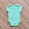 fernandaramoskids com br Body Infantil Básico Manga Curta Verde Claro 2