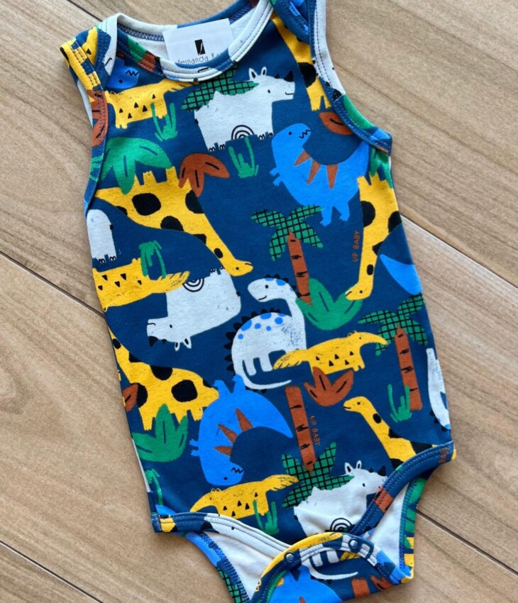 fernandaramoskids com br Body Infantil Básico Regata Safari 1
