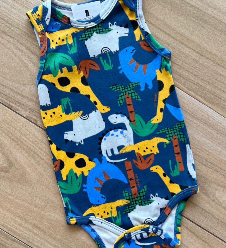 fernandaramoskids com br Body Infantil Básico Regata Safari 1