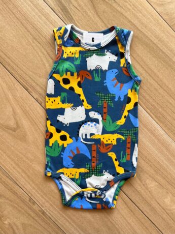 Body Infantil Básico Regata Safari Fernanda Ramos Kids