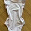 fernandaramoskids com br Body Infantil Feminino Básico Manga Curta Branco2