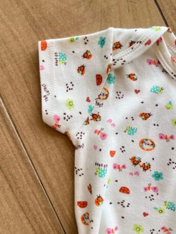 fernandaramoskids com br Body Infantil Feminino Básico Manga Curta em Suedine Off White1