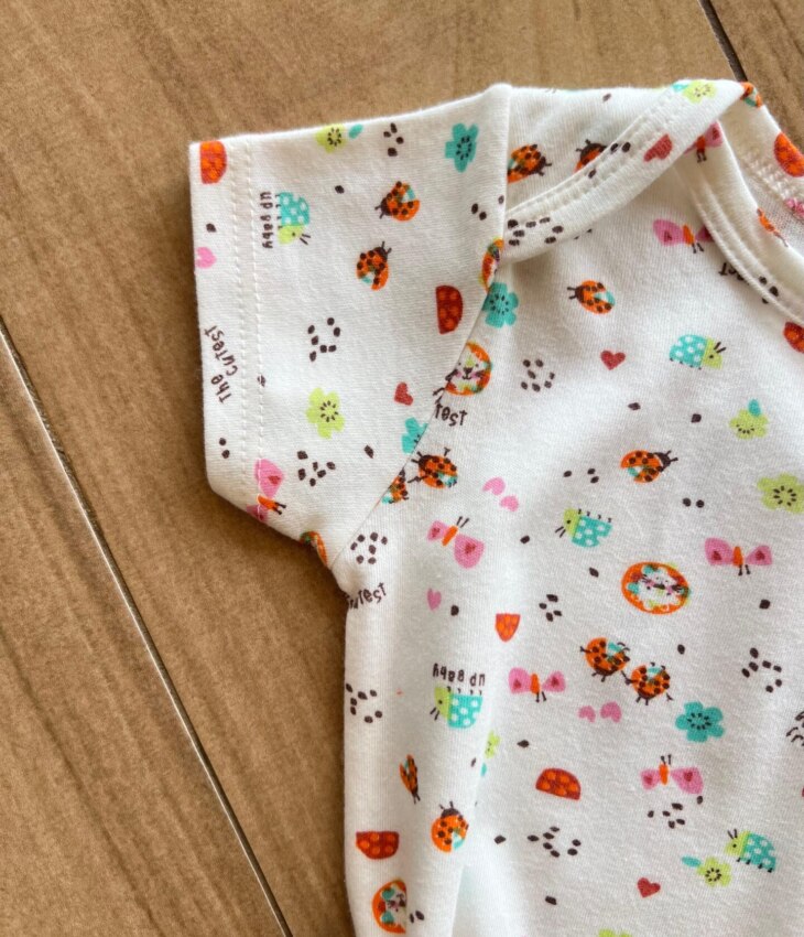 fernandaramoskids com br Body Infantil Feminino Básico Manga Curta em Suedine Off White1
