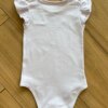 Body Infantil Feminino Detalhe na Manga Branco Fernanda Ramos Kids