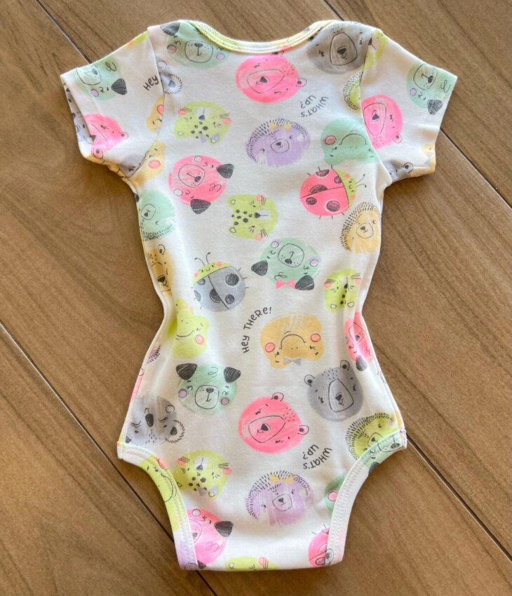 Body Infantil Feminino Manga Curta What´s Up Off White Fernanda Ramos Kids