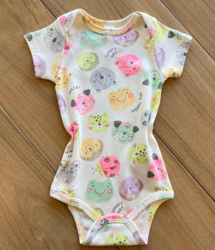 Body Infantil Feminino Manga Curta What´s Up Off White Fernanda Ramos Kids