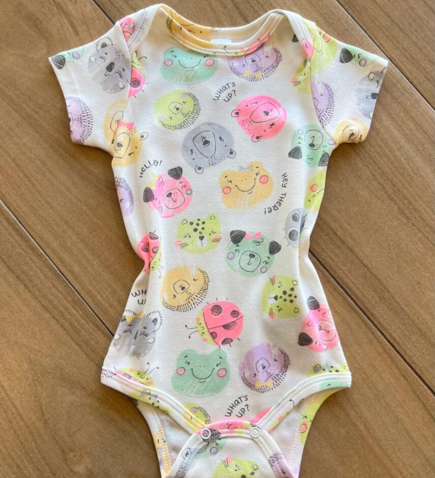 Body Infantil Feminino Manga Curta What´s Up Off White Fernanda Ramos Kids