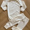 fernandaramoskids com br Body Infantil Feminino Manga Longa com Fecho Off White1