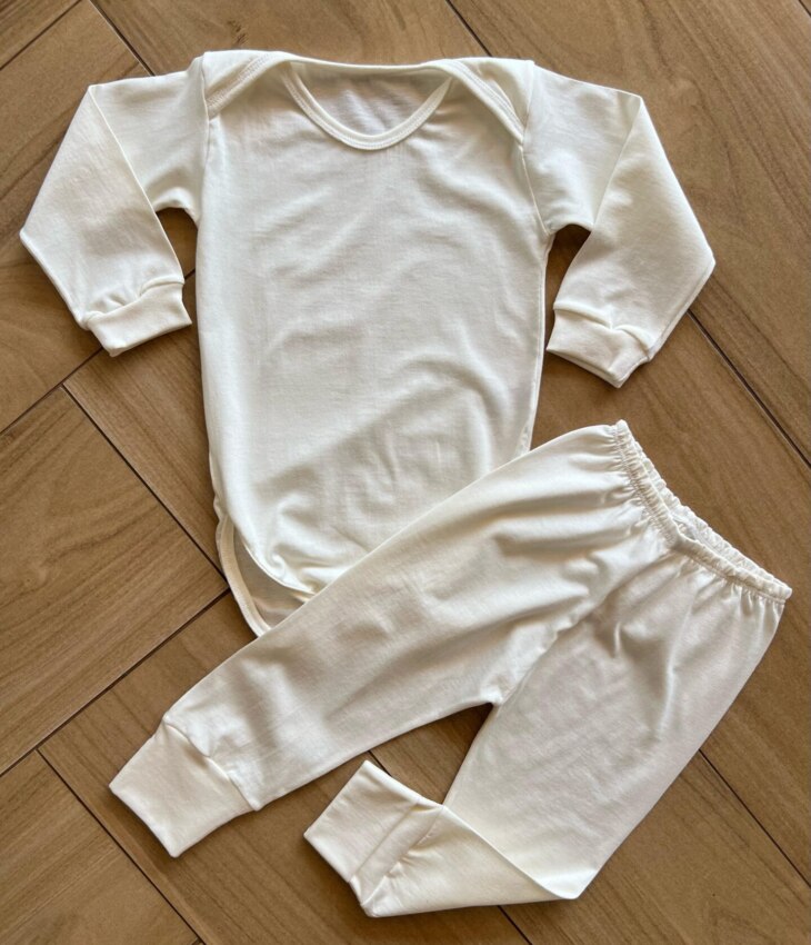 fernandaramoskids com br Body Infantil Feminino Manga Longa com Fecho Off White1