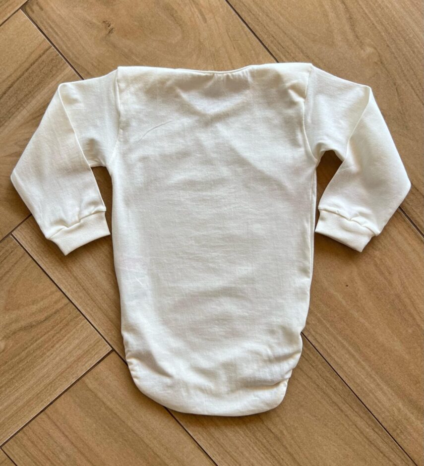fernandaramoskids com br Body Infantil Feminino Manga Longa com Fecho Off White2