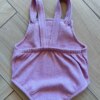 fernandaramoskids com br Body Infantil Feminino Romper e Babador em Favo Rose 1