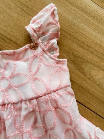 fernandaramoskids com br Body Infantil Feminino Rosa Bebe com Babado Alça 1