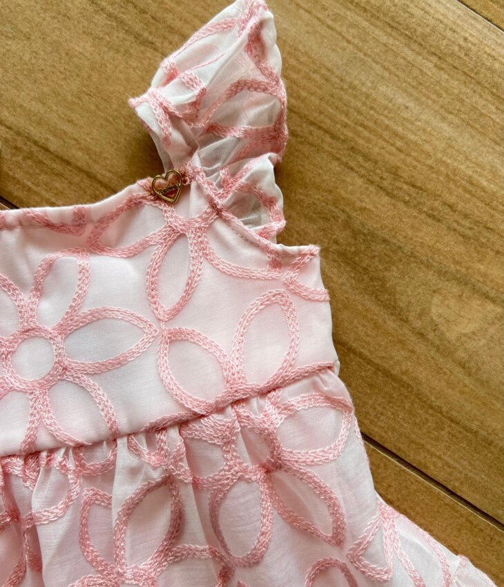 fernandaramoskids com br Body Infantil Feminino Rosa Bebe com Babado Alça 1