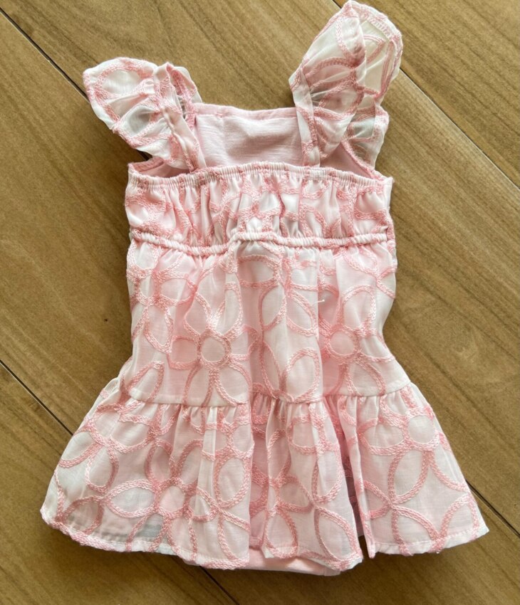 fernandaramoskids com br Body Infantil Feminino Rosa Bebe com Babado Alça 2