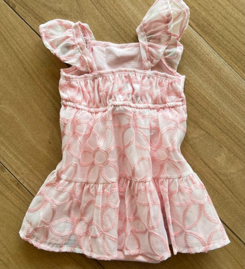 fernandaramoskids com br Body Infantil Feminino Rosa Bebe com Babado Alça 2