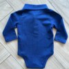 fernandaramoskids com br Body Infantil Maculino Gola e Manga Longa Azul Marinho2