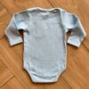Body Infantil Maculino Manga Longa Azul Bebê da Fernanda Ramos Kids