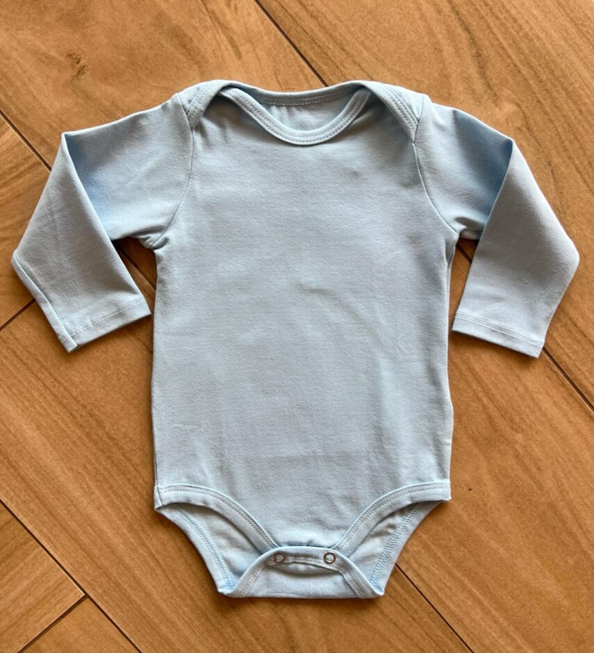 Body Infantil Maculino Manga Longa Azul Bebê Fernanda Ramos Kids