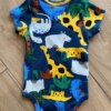 fernandaramoskids com br Body Infantil Manga Curta Suedine Dino 2