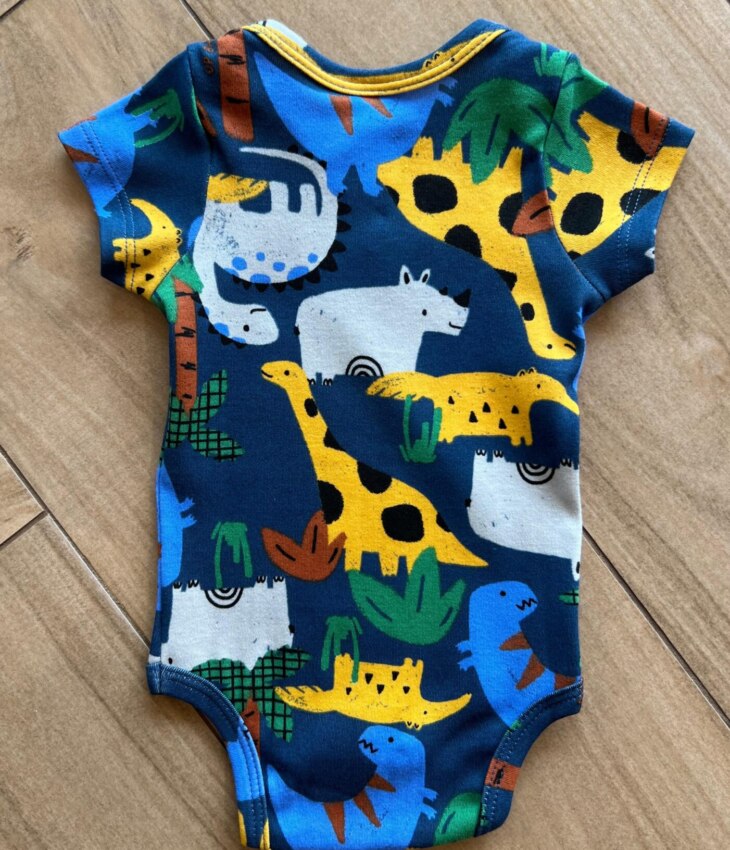 fernandaramoskids com br Body Infantil Manga Curta Suedine Dino 2