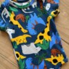 fernandaramoskids com br Body Infantil Manga Curta Suedine Dino 1