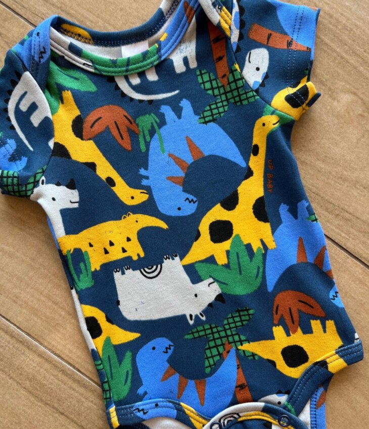 fernandaramoskids com br Body Infantil Manga Curta Suedine Dino 1