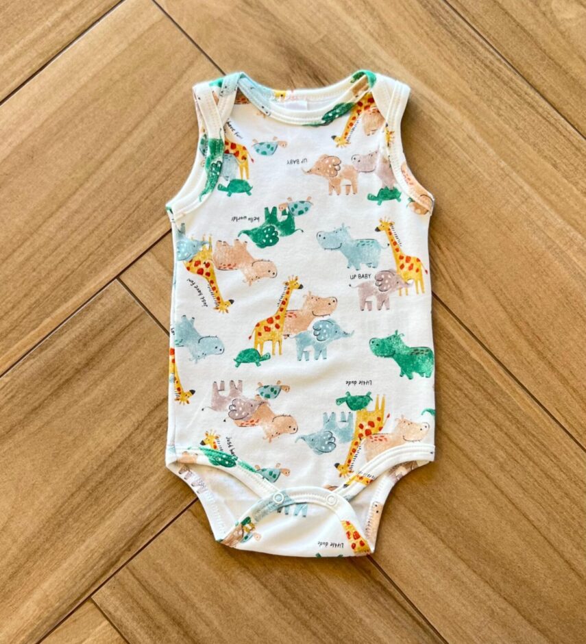 Body Infantil Masculino Masem Manga Suedine Estampa Animal Fernanda Ramos Kids