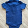 fernandaramoskids com br Body Infantil Masculino Polo Manga Curta Azul Marinho com Detalhes2