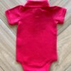 fernandaramoskids com br Body Infantil Masculino Polo Manga Curta em Suedine Vermelho 2