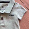 fernandaramoskids com br Body Infantil Masculino Polo Manga Curta Verde com Detalhes1
