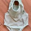 Body Infantil Masculino Romper e Babador em Favo Verde Fernanda ramos kids