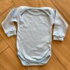 Body Infantil Unissex com Fecho Azul Claro Fernanda Ramos Kids