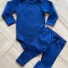 fernandaramoskids com br Body Infantil Unissex Térmico Manga Longa com Fecho Azul1