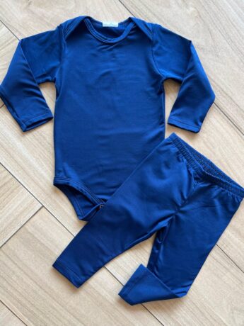 fernandaramoskids com br Body Infantil Unissex Térmico Manga Longa com Fecho Azul1