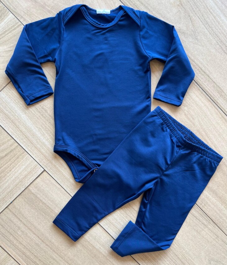 fernandaramoskids com br Body Infantil Unissex Térmico Manga Longa com Fecho Azul1