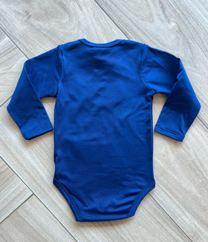 fernandaramoskids com br Body Infantil Unissex Térmico Manga Longa com Fecho Azul2