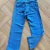 Calça Feminina Jeans Lavagem Clara com Detalhe Destroyed Fernanda Ramos Kids